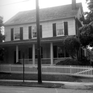Front view, Utzman-Chambers House, Salisbury, Rowan County, North Carolina