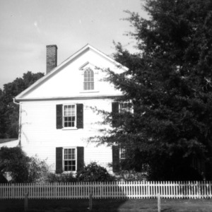 Side view, Utzman-Chambers House, Salisbury, Rowan County, North Carolina