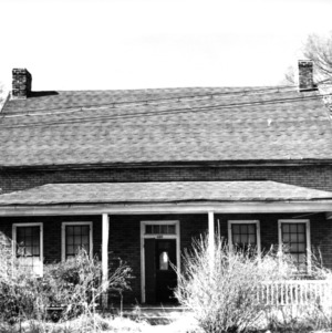 Front view, Denke House, Winston-Salem, Forsyth County, North Carolina