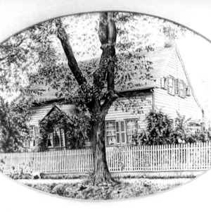 Front view, Denke House, Winston-Salem, Forsyth County, North Carolina