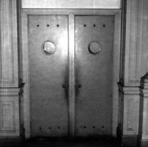 Doorway, Union Station, Durham, Durham County, North Carolina