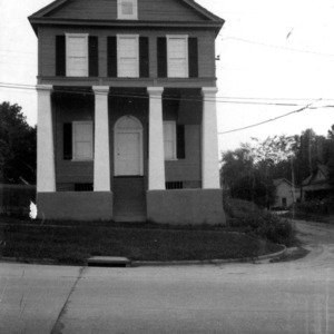Front view, Pittsboro Masonic Lodge, Pittsboro, Chatham County, North Carolina