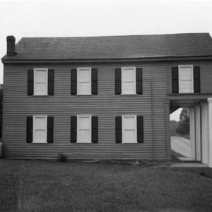 Side view, Pittsboro Masonic Lodge, Pittsboro, Chatham County, North Carolina