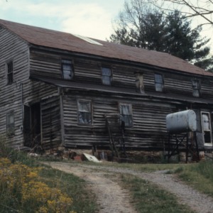 Rear view, Allison-Deaver House, Transylvania County, North Carolina