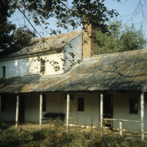 Front view, A.L. Spoon House, Alamance County, North Carolina