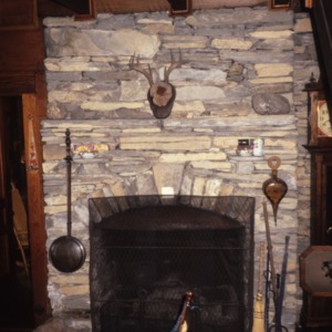 Fireplace, William T. Vogler Cottage, Roaring Gap, Alleghany County, North Carolina