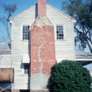 Side view with chimney, Garrett-White House, Bertie County, North Carolina