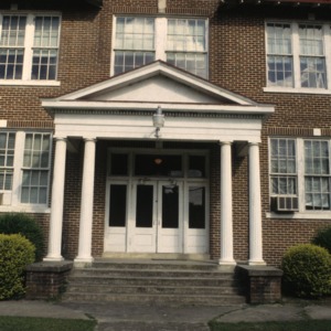 Entrance, Windsor High School, Bertie County, North Carolina