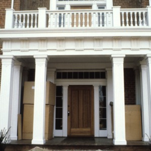 Entrance, Ravenscroft School, Asheville, Buncombe County, North Carolina
