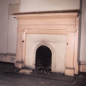 Fireplace, Ravenscroft School, Asheville, Buncombe County, North Carolina