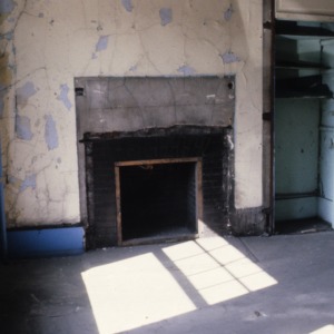 Interior view with fireplace, YMI Building, Asheville, Buncombe County, North Carolina
