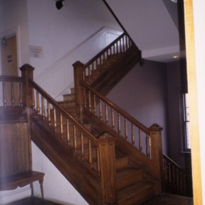 Interior view with stairs, YMI Building, Asheville, Buncombe County, North Carolina