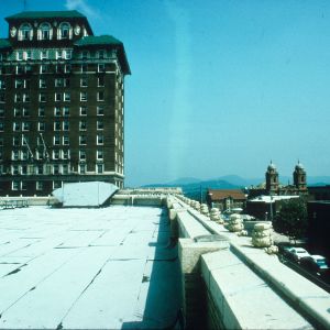 Partial view, Battery Park Hotel, Asheville, Buncombe County, North Carolina