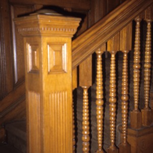 Stair detail, Richmond Hill, Buncombe County, North Carolina
