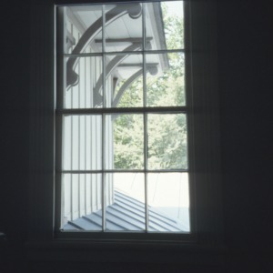 Window and brackets, Lentz Hotel, Mount Pleasant, Cabarrus County, North Carolina