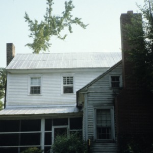 Rear view, Meek House, Cabarrus County, North Carolina