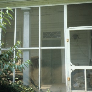Porch, Meek House, Cabarrus County, North Carolina
