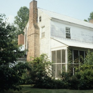 Side view, Meek House, Cabarrus County, North Carolina