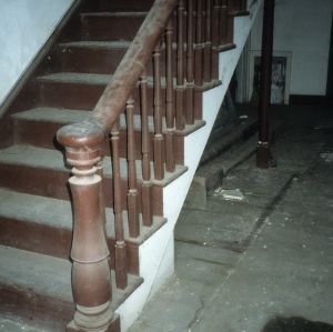 Stairs, Octagon House, Carteret County, North Carolina
