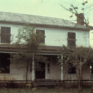 Front view, Bartlett Yancey House, Caswell County, North Carolina