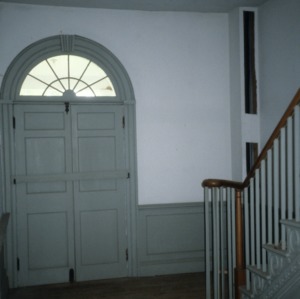 Interior view with doorway, Moore-Gwyn House, Locust Hill, Caswell County, North Carolina