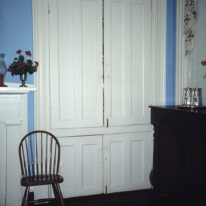 Interior detail with doorway, Woodside, Caswell County, North Carolina