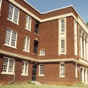 Partial view, Claremont High School, Hickory, Catawba County, North Carolina