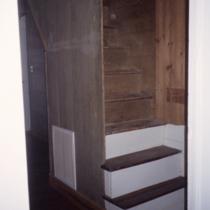 Stairs, Lewis Freeman House, Pittsboro, Chatham County, North Carolina