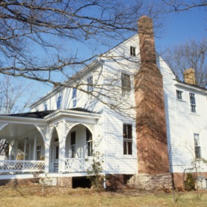 Side view, Hall-London House, Pittsboro, Chatham County, North Carolina
