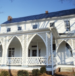 Front view, Hall-London House, Pittsboro, Chatham County, North Carolina