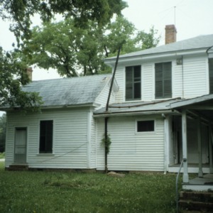 Partial view, Haughton-McIver House, Gulf, Chatham County, North Carolina