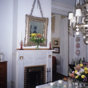 Interior view with fireplace, Haughton-McIver House, Gulf, Chatham County, North Carolina