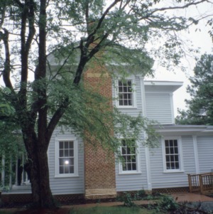 Side view with chimney, John A. Mason House, Chatham County, North Carolina
