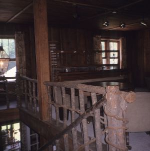 Interior view, Glen Choga Lodge, Macon County, North Carolina