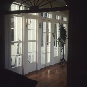 Interior view with doorway, Beverly Hall, Edenton, Chowan County, North Carolina