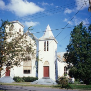 Front view, Kadesh A.M.E. Zion Church, Edenton, Chowan County, North Carolina