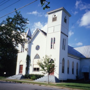 Side view, Kadesh A.M.E. Zion Church, Edenton, Chowan County, North Carolina