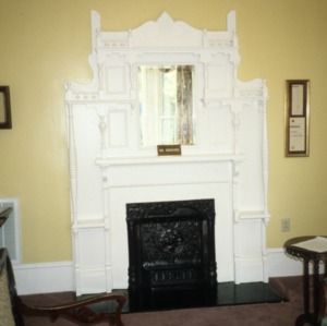 Fireplace, Dr. Victor McBrayer House, Shelby, Cleveland County, North Carolina
