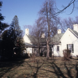 Rear view, Dr. Victor McBrayer House, Shelby, Cleveland County, North Carolina