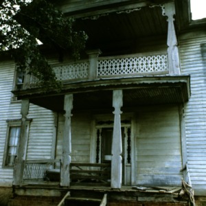 Porch, Greer House, Grassy Creek, Ashe County, North Carolina