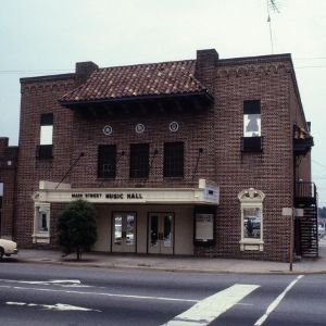 View, Main Street Music Hall, Morganton, Burke County, North Carolina