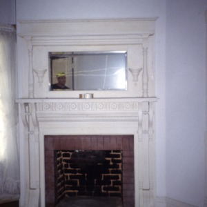 Fireplace, George W. Wall House, Wallburg, Davidson County, North Carolina