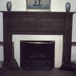 Fireplace, Jesse Clement House, Mocksville, Davie County, North Carolina