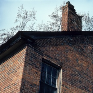 Partial view, Jesse Clement House, Mocksville, Davie County, North Carolina