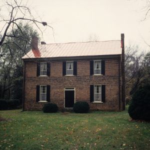 Front view, Jesse Clement House, Mocksville, Davie County, North Carolina