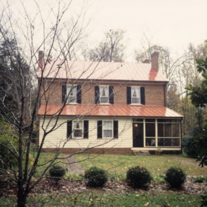 Rear view, Jesse Clement House, Mocksville, Davie County, North Carolina