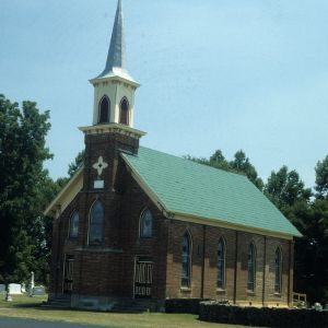 View, Fulton United Methodist Church, Davie County, North Carolina