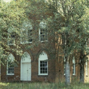 Front view, Hodges Business College, Davie County, North Carolina