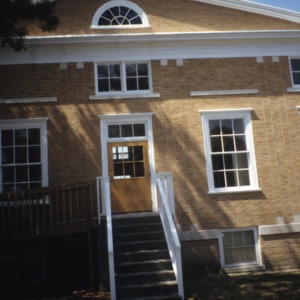 Partial view, Former Durham County Public Library, Durham, Durham County, North Carolina