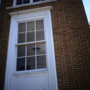 Window, Former Durham County Public Library, Durham, Durham County, North Carolina